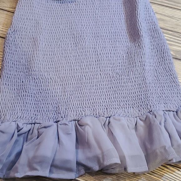 SALE She and Sky Romantic Sleeve mini Dress - Picture 4 of 5